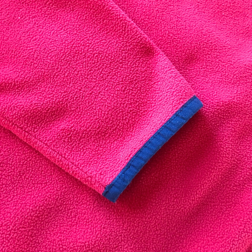 L.L. Bean Vintage Women’s Red Fleece Zip Up Jacket - Picture 6 of 7